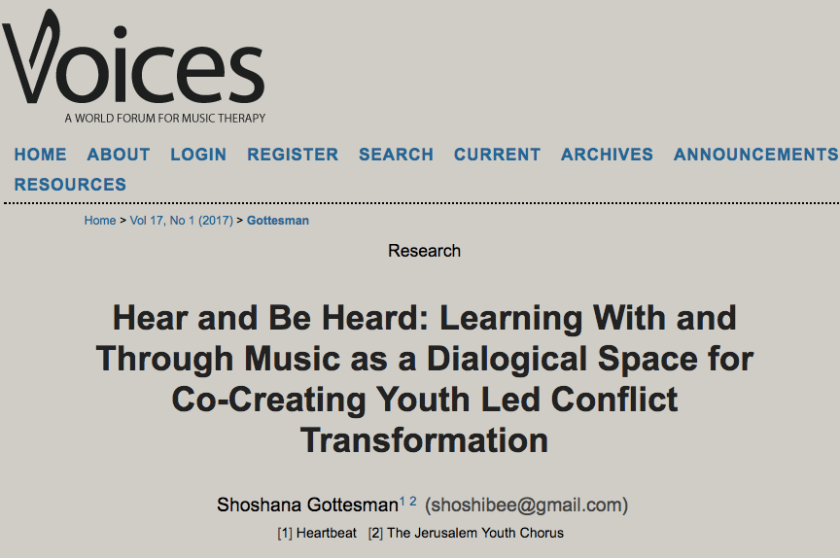 Voices Hear and Be Heard